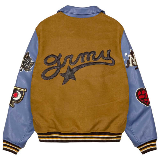 Grimey Unisex μπουφάν Mud'S The Residence Baseball Jacket